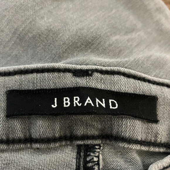 J Brand Womens Jeans Skinny Leg Onyx Gray Denim Size 27 Low Rise - Picture 4 of 6